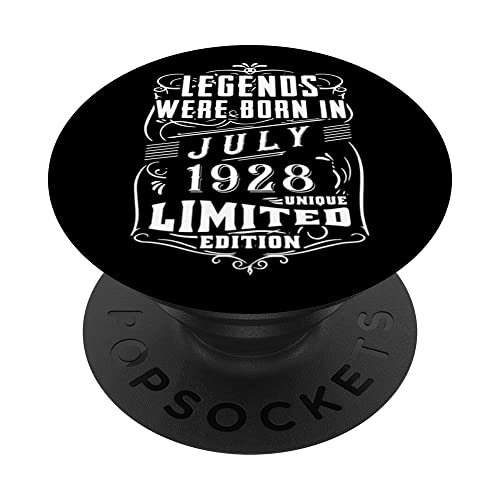 Cumpleaños Julio 1928 Edición Limitada Regalo Legend July PopSockets PopGrip Intercambiable