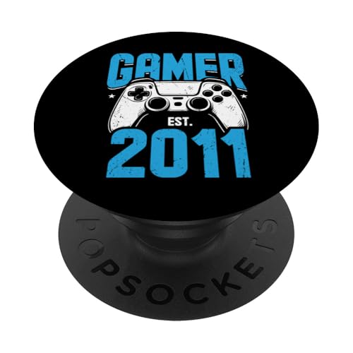 Gamer Estimado 2011 15 Cumpleaños Videojuegos Niños Niñas PopSockets PopGrip Adhesivo