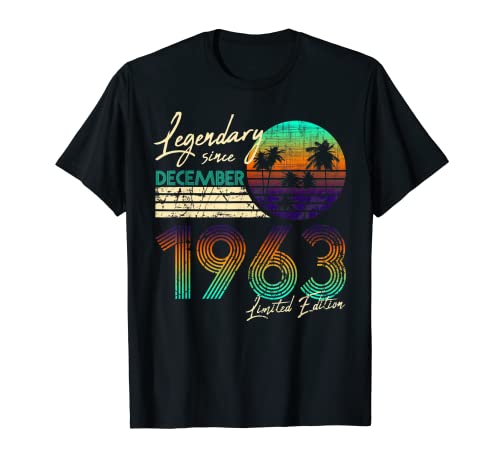 60. Legendario de cumpleaños desde diciembre de 1963. Camiseta
