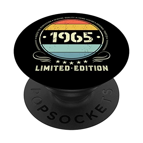 1965 edición limitada 1965 cumpleaños Popsocket para mujeres y hombres PopSockets PopGrip...