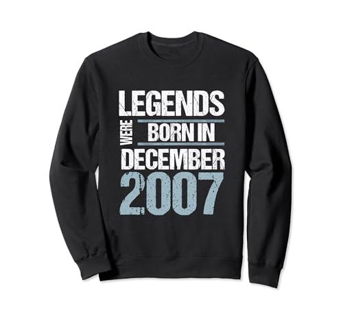 Las leyendas nacieron en diciembre de 2007 Cumpleaños Sudadera