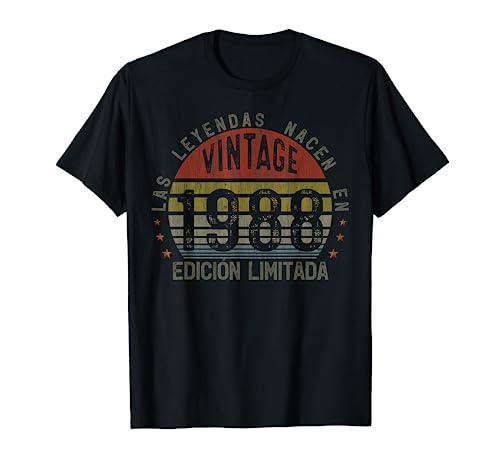 Las Leyendas Nacen En Vintage 1988 35 Cumpleaños Camiseta