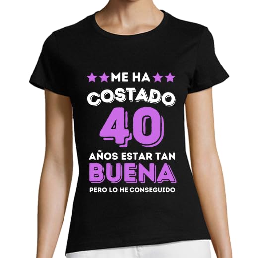 Camisetas Regalo Vintage 40 Cumpleaños Mujer - Camiseta 40 Años Mujer - Camiseta Vintage 1984 -...