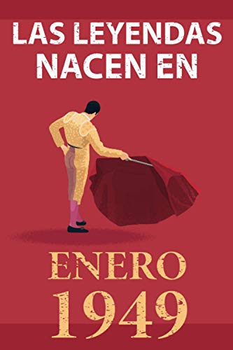 Las leyendas nacen en enero 1949: Regalo de cumpleaños perfecto para hombre y mujer de 72 años I...