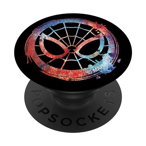 Popsockets- Marvel Spider-Man Mask Peter Parker Agarre y Soporte para Teléfonos y Tabletas