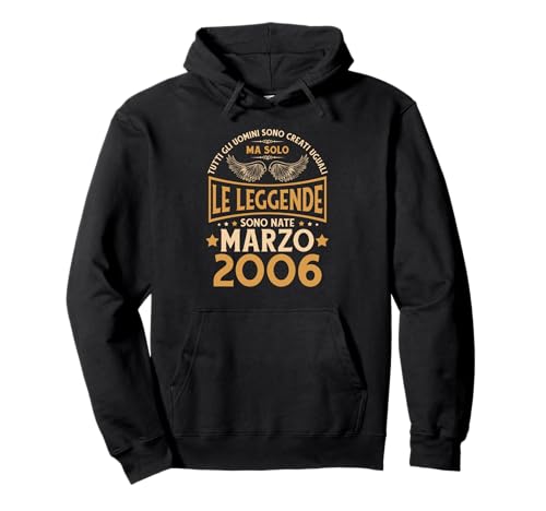 Cumpleaños Hombre Regalo Mujer Las Leyendas Marzo 2006 Sudadera con Capucha