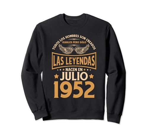 Cumpleaños Hombre Regalos Las Leyendas Julio 1952 Sudadera