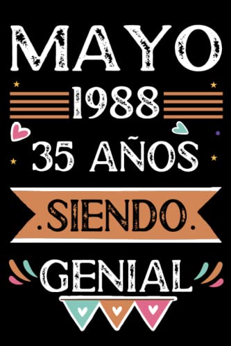 CUADERNO, Mayo 1988, 35 Años Siendo Genial: Libro de visitas, cuaderno, 110 páginas de...