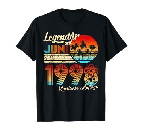 cumpleaños legendario desde junio de 1998 regalo Camiseta