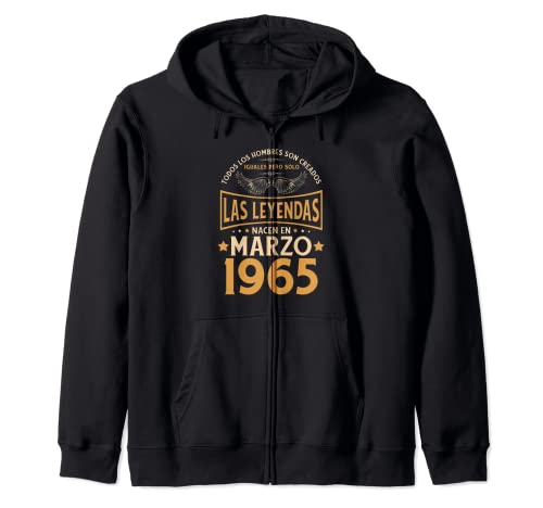 Cumpleaños Hombre Regalos Las Leyendas Marzo 1965 Sudadera con Capucha
