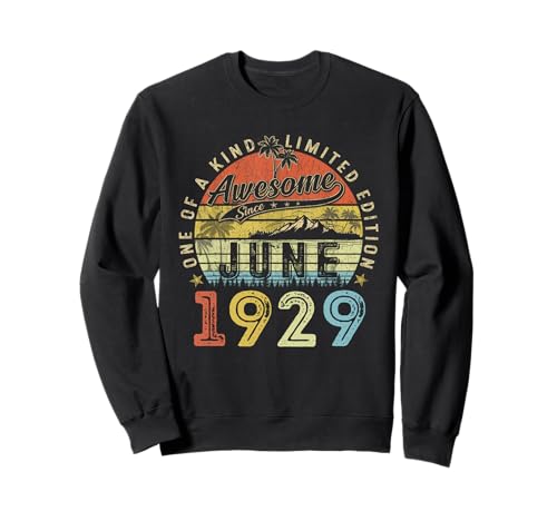97 Edición Limitada 1929 Único 97 de Junio Cumpleaños Sudadera