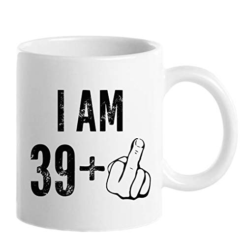 Regalos de 40 cumpleaños para mujeres, divertida taza de café de regalo de 40 años, 1981 tazas de...