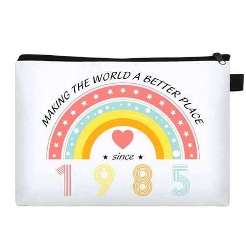 FIDWALL Neceser Mujer 40 Años - 1985 Neceser de Maquillaje, Regalo Cumpleaños Mujer Personalizado,...