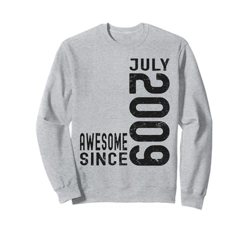 Impresionante desde julio de 2009, nacido en el cumpleaños de julio de 2009 Sudadera