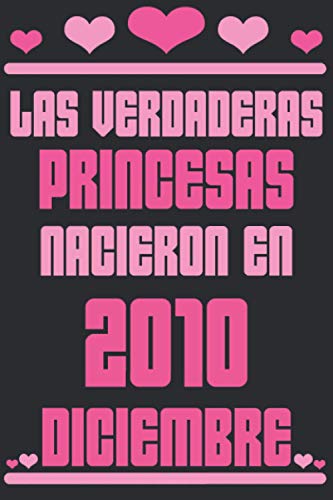 Las Verdaderas Princesas Nacieron en 2010 Diciembre: Regalo de cumpleaños de 10 años para mujeres...
