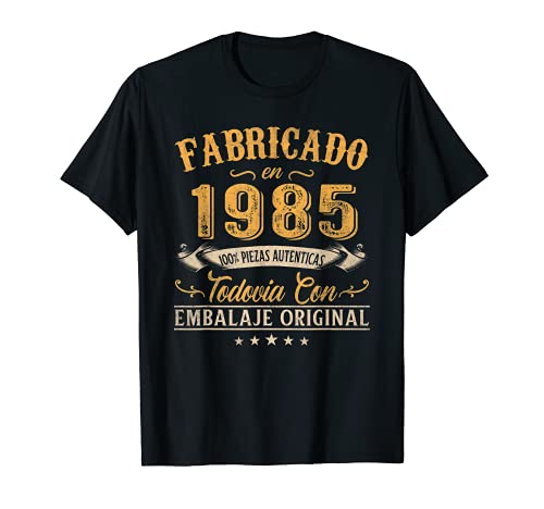 Fabricado En 1985 Regalo Para Hombre 36 Años Cumpleaños Camiseta