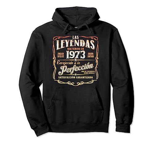 Las Leyendas Nacieron En 1973 Vintage Original 50 Cumpleaños Sudadera con Capucha