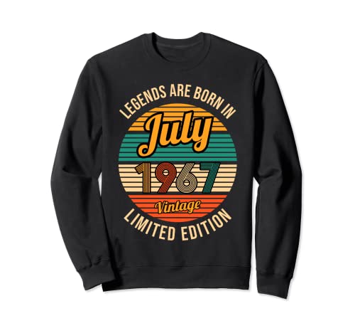 Las leyendas nacen en julio de 1967 54 cumpleaños Sudadera