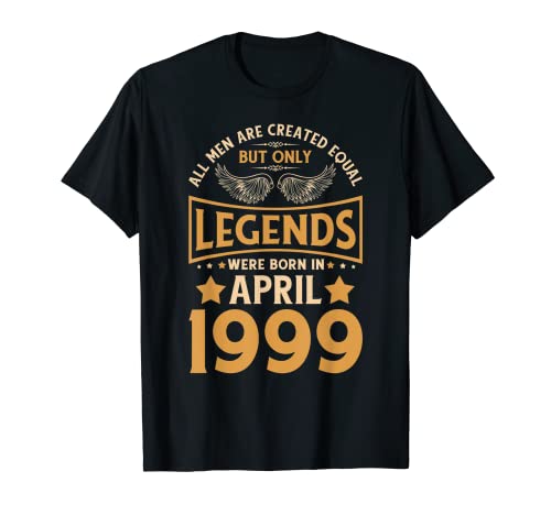 Las leyendas de cumpleaños nacieron en abril de 1999. Camiseta