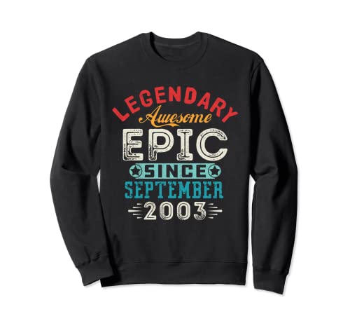 Septiembre 2003 Fiesta de cumpleaños Regalos vintage para 16 años Sudadera