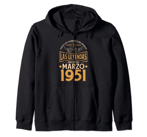 Cumpleaños Hombre Regalos Las Leyendas Marzo 1951 Sudadera con Capucha