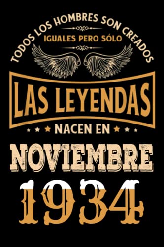 Regalo de 88 Cumpleaños Para Hombre : Las Leyendas Nacen en Noviembre 1934: Regalos de Cumpleaños...