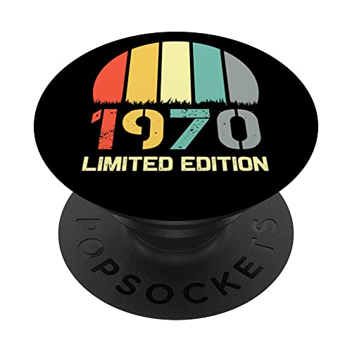 Born In 1970 Edición Limitada 1970 Cumpleaños Popsocket 1970 PopSockets PopGrip Intercambiable