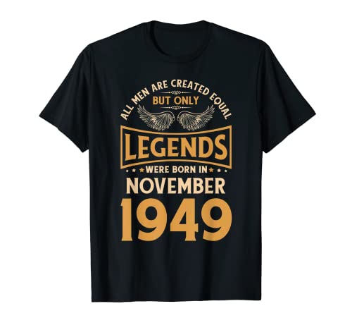 Las leyendas de cumpleaños nacieron en noviembre de 1949. Camiseta