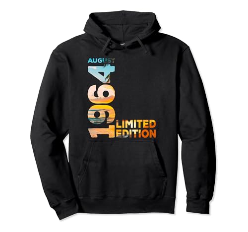 60 cumpleaños 60 años hombre mujer I Agosto 1964 regalo Sudadera con Capucha