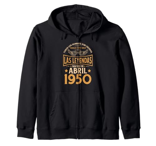 Cumpleaños Hombre Regalos Las Leyendas Abril 1950 Sudadera con Capucha