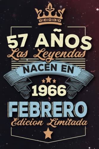 Las leyendas nacen en 57 años 1966 febrero: Ideas de regalos para hombres, ideas de cumpleaños 57...