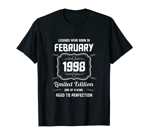 Feliz Cumpleaños Febrero 1998 Camiseta