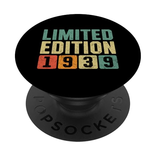 Edición Limitada Cumpleaños 1939 PopSockets PopGrip Adhesivo