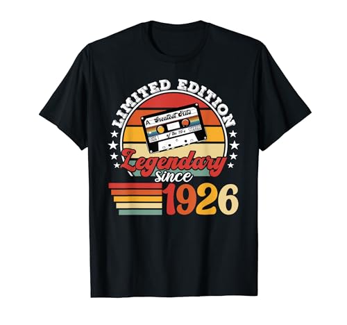 Fiesta de cumpleaños nacido en 1926. Año de cumpleaños 1926 Camiseta