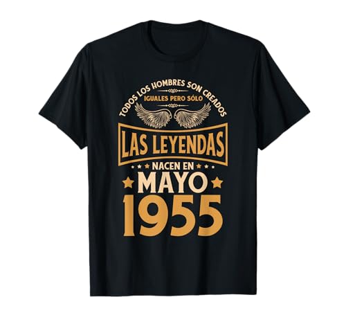 Cumpleaños Hombre Regalos Las Leyendas Mayo 1955 Camiseta