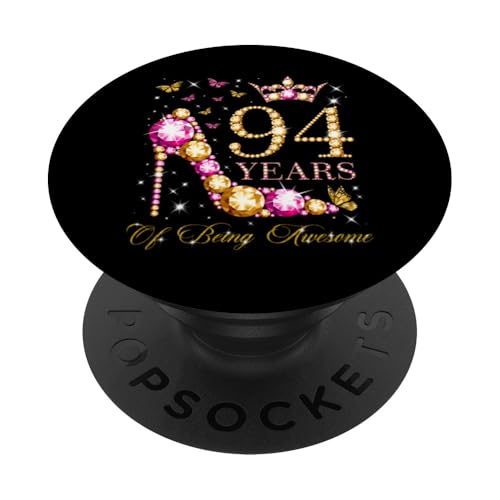 94 años de ser Impresionante 94 años 94 cumpleaños PopSockets PopGrip Adhesivo