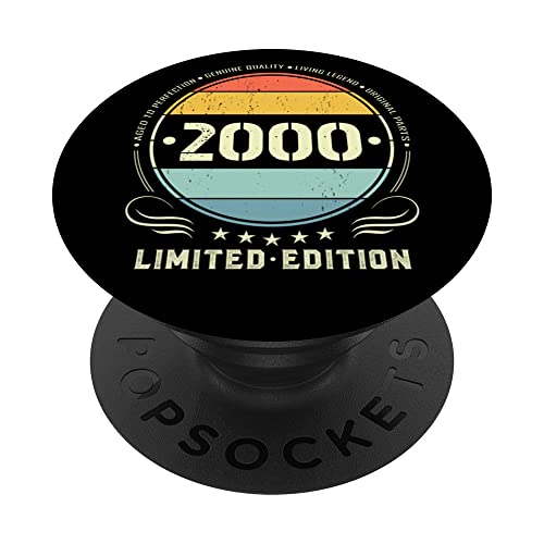 2000 edición limitada 2000 cumpleaños Popsocket para mujeres y hombres PopSockets PopGrip Intercambiable