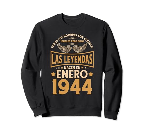 Cumpleaños Hombre Regalos Las Leyendas Enero 1944 Sudadera