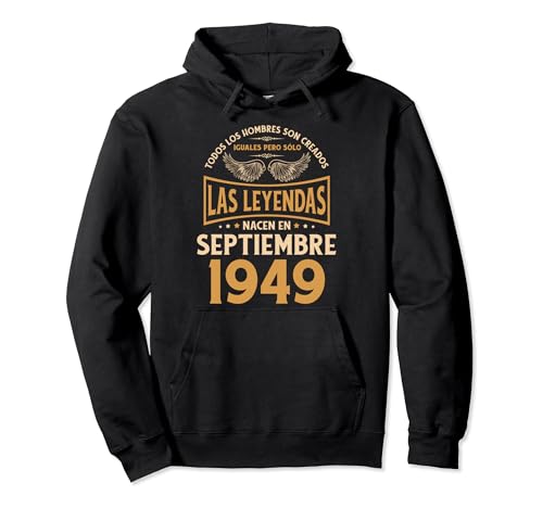 Cumpleaños Hombre Regalos Las Leyendas Septiembre 1949 Sudadera con Capucha
