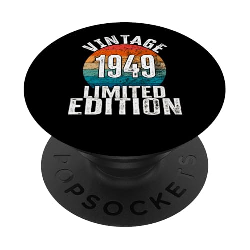 Cumpleaños Vintage 1949 edición Limitada Bday PopSockets PopGrip Adhesivo