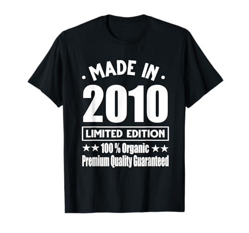 Edición Limitada 2010 Cumpleaños 2010 Nacido en 2010 Camiseta