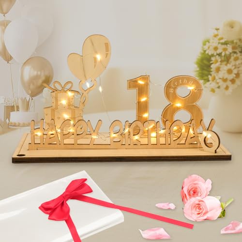 Regalos Originales de 18 Cumpleaños, Seutgjie Decoracion 18 Cumpleaños para Chicas Chicos con Tira...