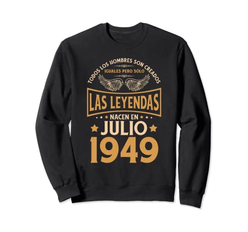 Cumpleaños Hombre Regalos Las Leyendas Julio 1949 Sudadera