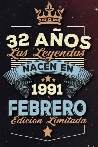 Las leyendas nacen en 32 años 1991 febrero: Ideas de regalos para hombres, ideas de cumpleaños 32...