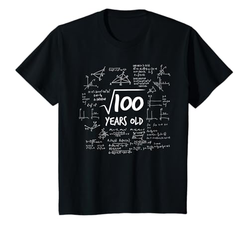 10º cumpleaños - raíz de 100 - matemáticas nerd matemáticas Camiseta