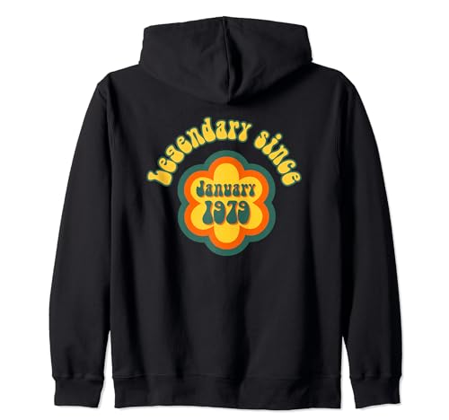 Nacido en enero de 1979 Cumpleaños Legendario desde 1979 Sudadera con Capucha