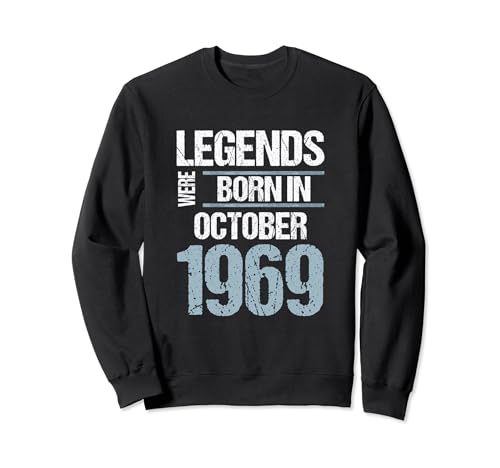 Las leyendas nacieron en octubre de 1969 Cumpleaños Sudadera
