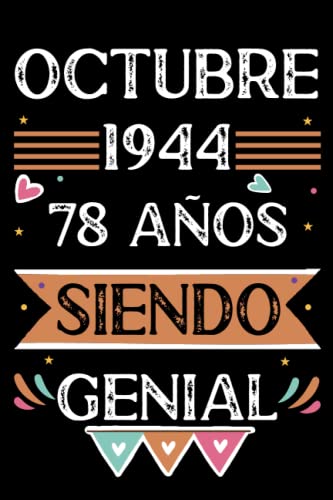 CUADERNO, Octubre 1944,78 Años Siendo Genial: Libro de visitas, cuaderno, 110 páginas de...