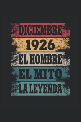 Diciembre 1926 - El Hombre - El Mito - La Leyenda: Regalos Originales para Hombre Papá Abuelo...