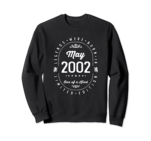 Legends Were Born In May 2002 Cumpleaños Sudadera